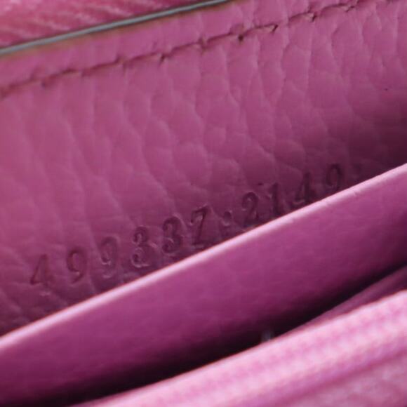 Gucci Bosco Mormont Lilac Long Zip Leather Wallet - Picture 7 of 11